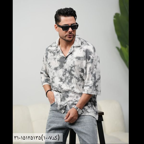 پیراهن یقه انگلیسی 1007