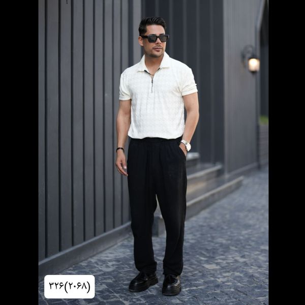 تیشرت نیم زیپ 2068