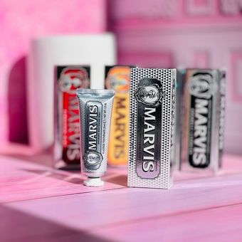 خمیر دندان مارویس مدل Whitening Mint حجم 25 میلی لیتر