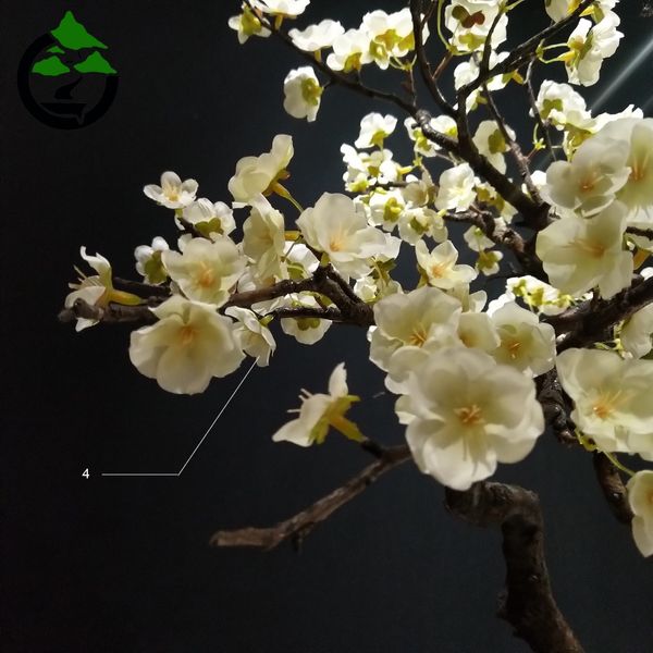 درختچه نیمه مصنوعی شکوفه گیلاس طرح بونسای 1-1