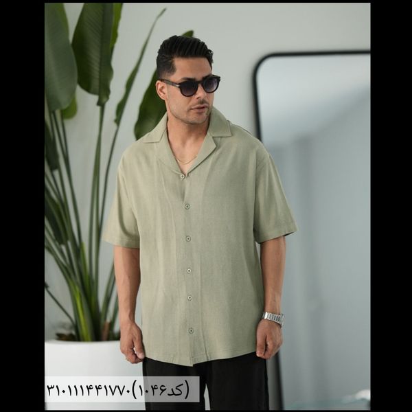 پیراهن یقه انگلیسی 1046