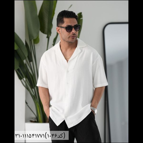 پیراهن یقه انگلیسی 1046