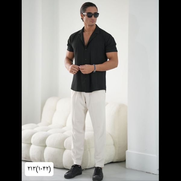 پیراهن یقه انگلیسی 1042