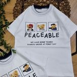 تیشرت سفید پسرانه شیک