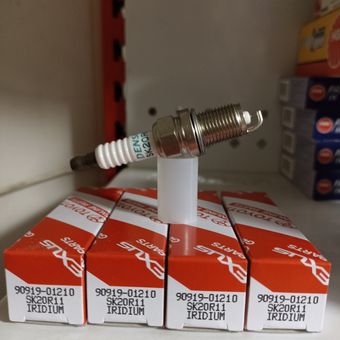 پکیج تقویت حرفه ای دنا دناپلاس شمع سوزنی ایریدیوم DENSO و وایر 2سربرنج صادراتی
