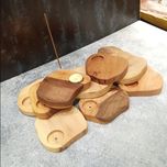 جای وارمر و عود دفرمه چوبی