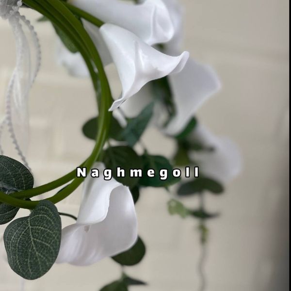 دسته گل عروس اماراتی شیپوری مصنوعی