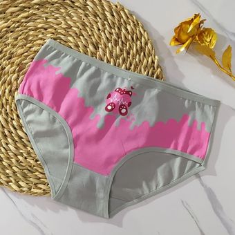 شورت عروسکی نخ پنبه‌ای زنانه مدل بستنی | وارداتی | فاق متوسط