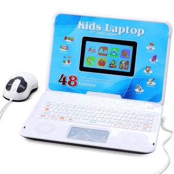 اسباب بازی مدل لپ تاپ طرح 48 کاره صفحه رنگی کد 288