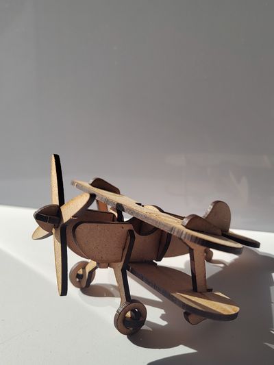 پازل چوبی دکوراتیو مینی هواپیما