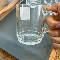 لیوان شیشه ای ساده 6 عددی ارسال فقط برای تبریز