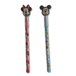 مداد فشنگی و سرمدادی سیلیکونی فانتزی طرح میکی موس