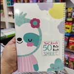 دفتر 50 برگ مجلد سیبو طرح کلاسیک فانتزی