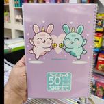 دفتر 50 برگ مجلد سیبو طرح کلاسیک فانتزی