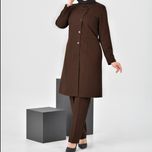 مانتو شلوار اداری پرند