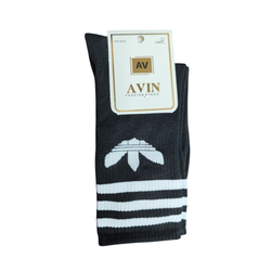 جوراب ورزشی مشکی کد 12200101