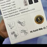 مخلوط کن شارژی ساخت تایوان آلفردو