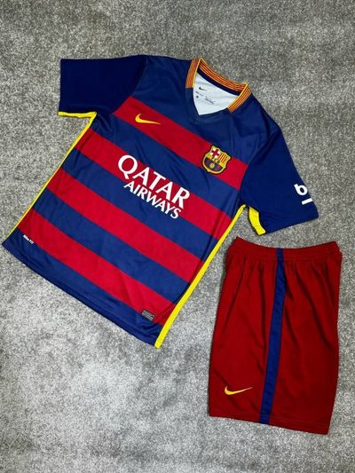 کیت کلاسیک بارسلونا 2016 تیشرت با شورت