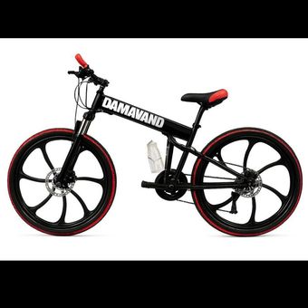 دوچرخه کوهستان دماوند مدل هامر تاشو رینگ اسپرت سایز 26 اینچ بدنه آلومینیوم