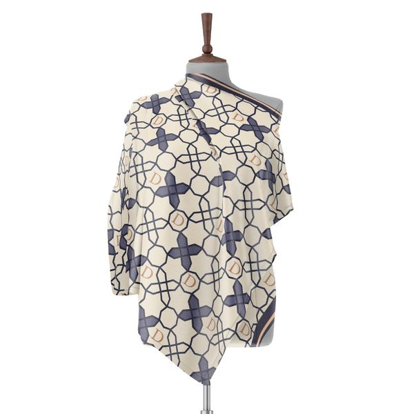 روسری طرح اسلیمی دودی