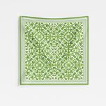 روسری طرح  نقشینه سبز