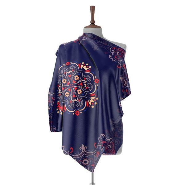 روسری طرح چهارگل