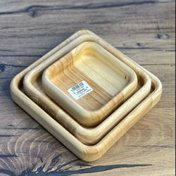 بشقاب نایس وود مربع