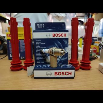 پکیج تقویت موتور EF7 – شمع بوش FR78X اورجینال + بوت وایر تقویتی دنا، دناپلاس و سمند EF7