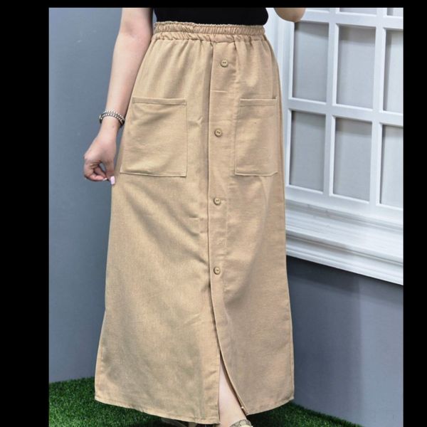 دامن زنانه جلودکمه لنین