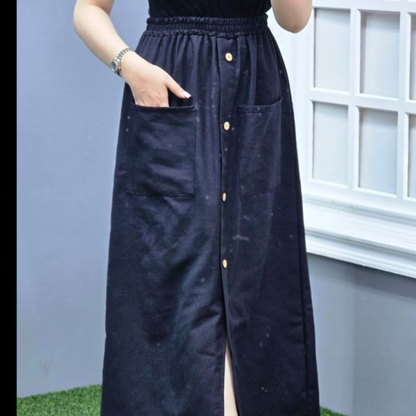 دامن زنانه جلودکمه لنین