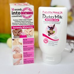 کرم سفید کننده فوری شیر الاغ