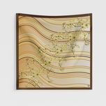 روسری مینای ستاره ای بژ