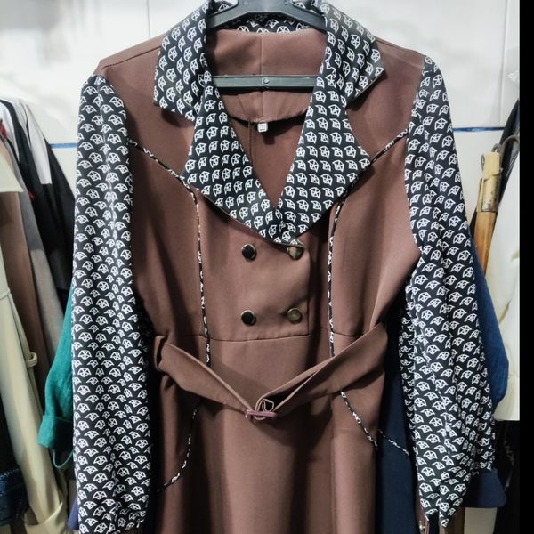 تونیک سارافون زنانه قهوه ای