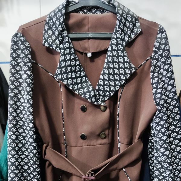 تونیک سارافون زنانه قهوه ای