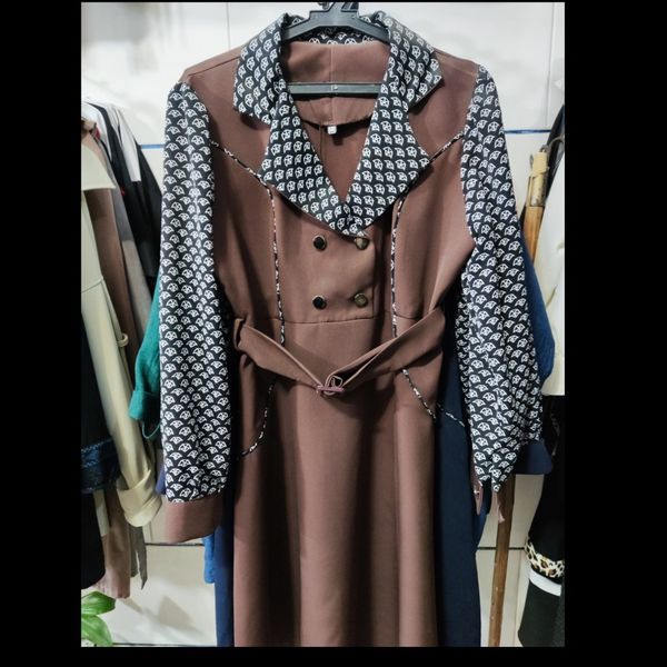 تونیک سارافون زنانه قهوه ای