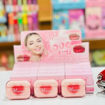 رژ لب جامد ایرپادی میوندو miundo اصلی دو در یک در 6 رنگ