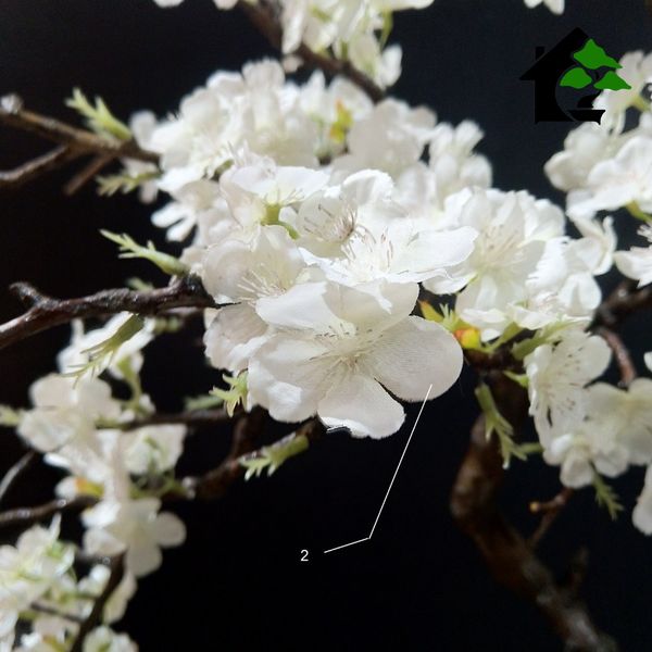 درختچه نیمه مصنوعی شکوفه سیب طرح بونسای 3-1