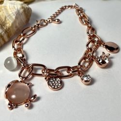 دستبند زنانه کلیو مدل ماهی و دریا