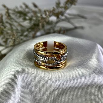 انگشتر طرح امگا زنانه