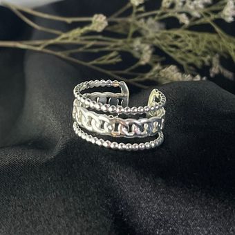 انگشتر طرح دبل پورتوفیتو و کارتیر زنانه