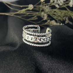 انگشتر طرح دبل پورتوفیتو و کارتیر زنانه