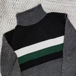 بافت ریز مردانه یقه اسکی شیک