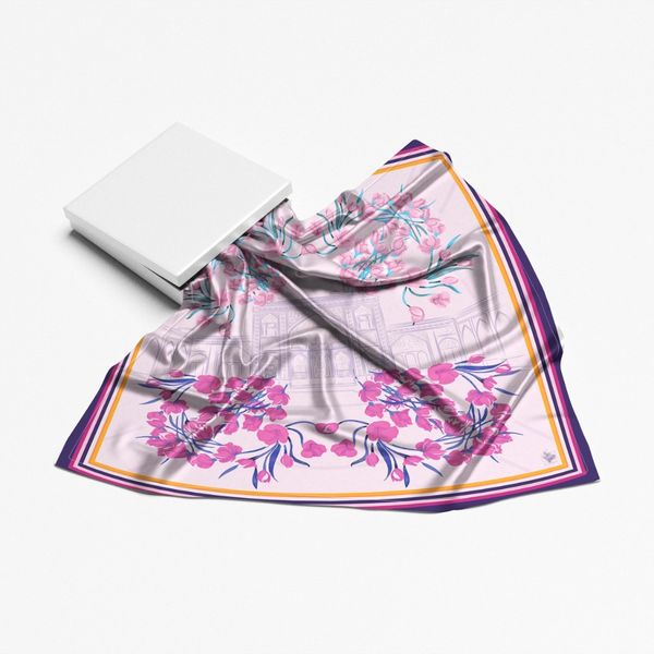 روسری مسجد صورتی