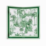 روسری جنگل ایرانی سبز  رنگ