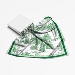 روسری جنگل ایرانی سبز  رنگ