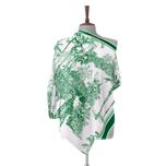 روسری جنگل ایرانی سبز  رنگ