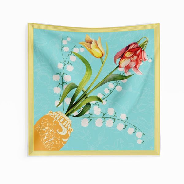 روسری زنبق واژگون