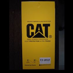 محافظ صفحه نمایش شیشه ای کت CAT مناسب گوشی موبایل هوآوی Y3 2018