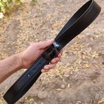 کمربند چرم طبیعی مردانه تک لایه گاوی با سگک پلاکی KG35PA7