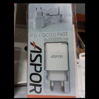 کله شارژر ASPOR  خروجی USB -PD